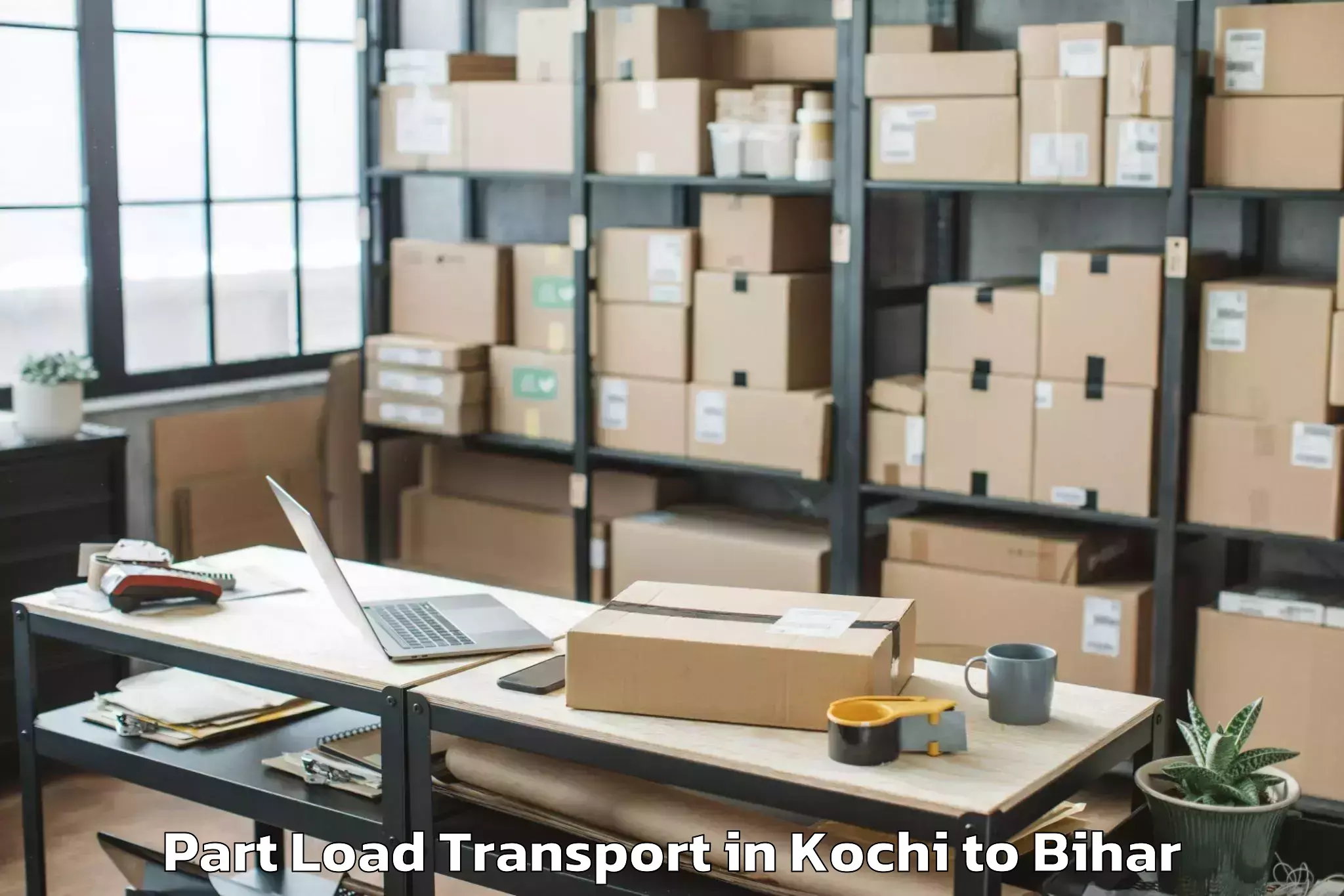 Easy Kochi to Ghoghardiha Part Load Transport Booking